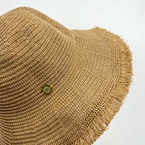 Keaton Packable Sun Hat in Dark Natural