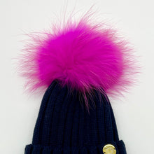 Load image into Gallery viewer, Fuchsia Fur Pom