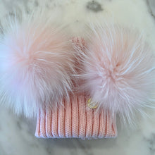 Load image into Gallery viewer, Kids Double Pom Beanie