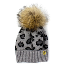 Load image into Gallery viewer, Leopard Pom Beanie